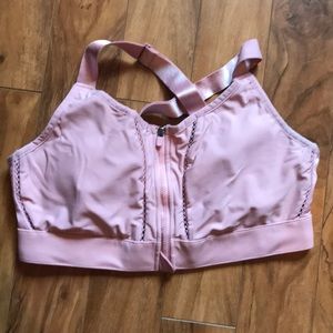 Fabletics Zip-Up high support bra